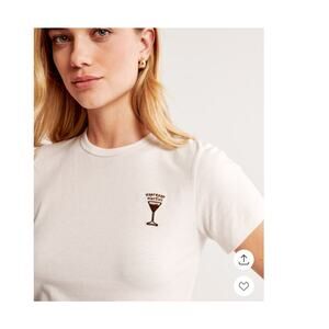 Abercrombie & Fitch Women's Skimming Tee Espresso Martini Size S